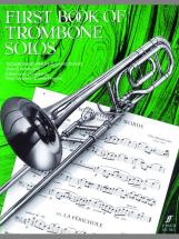 Faber Music Goodwin P / Pearson L - First Book Of Trombone Solos (complete) - Trombone And Piano