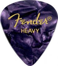 Fender Pack De 12 Mediators Forme 351 Premium Violets Moto Heavy Dur