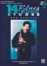 Alfred Publishing Mintzer Bob - 14 Blues & Funk Etudes For Bb Instruments + 2 Cd