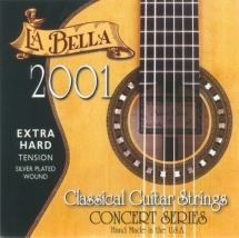 Labella Pack De 12 Cordes ? Classiques ? Mi 6 ? File Argent ? Concert Serie ? Extra Hard Tension