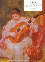 Sor Fernando - Souvenir De Russie Op.63 - 2 Guitares