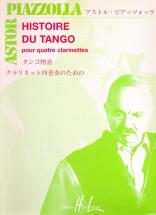 Piazzolla Astor - Histoire Du Tango - 4 Clarinettes