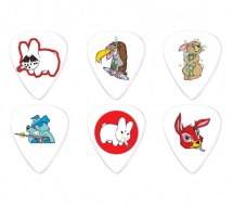 Dunlop Bl109t73 Boite En Metal De 6 Mediators Motif Frank Kozik Series 1