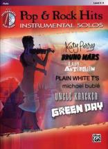 Alfred Publishing Pop & Rock Hits Instrumental Solos Flute + Cd