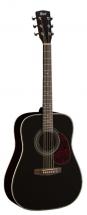 Cort Woodbrass Guitare Acoustique Cort Serie Earth - E70bk - Finition Noire Exclusivite