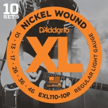 D\'addario Pack De 10 Jeux Electrique Exl 120 9 11 16 24 32 42