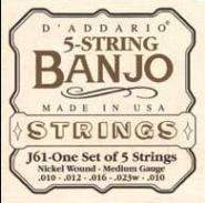 D\'addario Banjo Medium J61