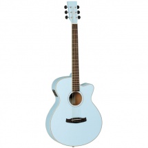 Tanglewood Discovery Super Folk Dbt Sfce Sbl Surf Blue Mat Satin