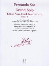 Sor F. - Grand Solo (edition Pierre-joseph Porro. 1811-1812) - Guitare