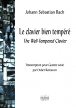 Bach Johann-sebastian - Le Clavier Bien Tempere Pour Guitare Seule