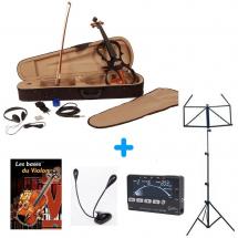 Eagletone Eve5 Bk + Pupitre + Metronome-accordeur + Lampe + Methode
