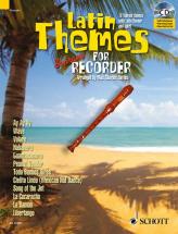 Schott Latin Themes For Soprano Recorder + Cd - Soprano Recorder