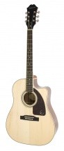 Epiphone Aj-220sce Solid Top Ac/electric Natural