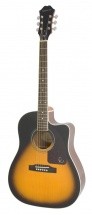 Epiphone Aj-220sce Solid Top Ac/electric Vintage Sunburst