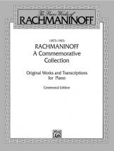 Alfred Publishing Rachmaninov Sergei - A Commemorative Collection - Piano Solo