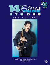 Alfred Publishing Mintzer Bob - 14 Blues & Funk Etudes + Cd - C Instruments