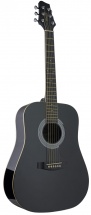 Stagg 3/4 Dreadnought Ac.gt.-black