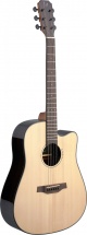 Jn Guitars E/a Dread Gt Cw-sld Spru/rswd