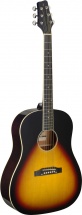 Stagg Gaucher Sa35 Ds Vintage Sunburst Lh