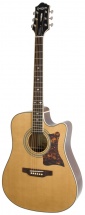 Epiphone Masterbuilt Dreadnought Dr-500mce Natural