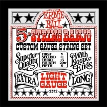 Ernie Ball 5 Cordes Banjo Light Gauge 9-9 10-30 2312