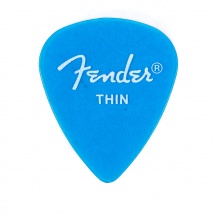 Fender Pack De 12 Mediators California Clear Thin Fin Lake Placid Blue