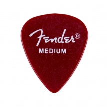 Fender Pack De 12 Mediators California Clear Medium Moyen Candy Apple Red