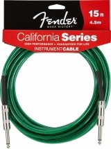 Fender California Serie Cable Pour Instrument 4m50 Vert