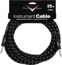 Fender Cable 7,5 M Noir Tweed Custom Shop Series