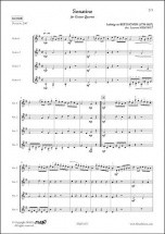 Beethoven L.v. - Sonatine - Quatuor De Guitares
