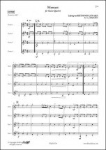 Beethoven L.v. - Menuet - Quatuor De Guitares