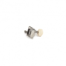 Fender 65 Mustang Reissue Tuning Machines, Nickel With Cream Buttons (ea)