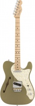 Fender American Elite Telecaster Thinline Mn Satin Jade Pearl Metallic