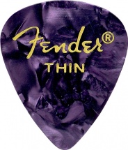Fender Médiators Premium Forme Standard, Thin, Purple Moto, Par 12