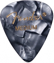Fender Médiators Premium Forme Standard, Medium, Black Moto, Par 12