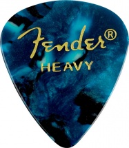 Fender Médiators Premium Forme Standard, Heavy, Ocean Turquoise, Par 12