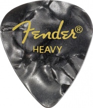 Fender Médiators Premium Forme Standard, Heavy, Black Moto, Par 12