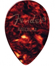 Fender Médiators Forme Goute, Motif écaille, Medium, Par 12