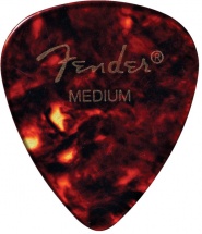 Fender Médiators Forme Standard, Motif écaille, Medium, Par 12
