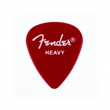 Fender Médiators California Clear, Heavy, Candy Apple Red, Par 12