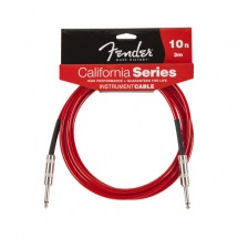 Fender California Series Instrument Cable 3m Rouge