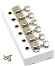 Fender American Vintage Stratocaster/telecaster Tuning Machines, Left-handed (nickel) (jeu De 6 Cordes)