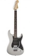 Fender Mexican Standard Stratocaster Hss Floyd Rose Pf Ghost Silver