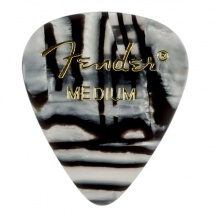 Fender Médiators Premium Forme Standard, Medium, Zebra, Par 12