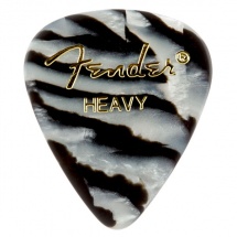 Fender Médiators Premium Forme Standard, Heavy, Zebra, Par 12
