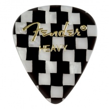 Fender Médiators Premium Forme Standard, Heavy, Checker, Par 12
