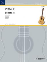 Ponce Manuel M. - Sonate N°3 - Guitare