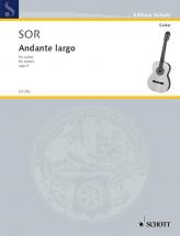 Sor Fernando - Andante Largo Aus Op. 5 - Guitar