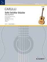 Carulli Ferdinando - 18 Sehr Leichte Stcke Op. 333/1 - Guitar