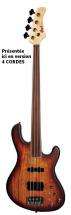 Cort Fretless Gb75pflbbs Brun Degrade Satine